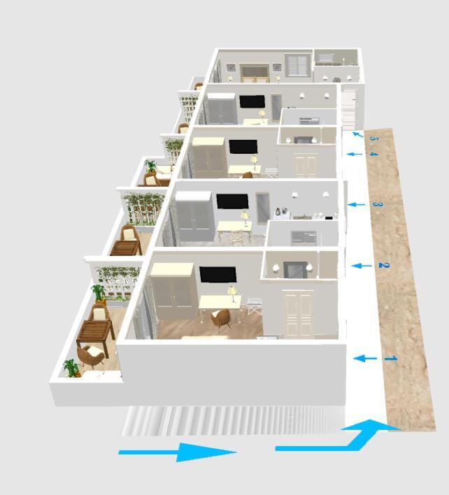 Maridea Casa Vacanza- Le Alcove Sul Mare Suites بونسا المظهر الخارجي الصورة
